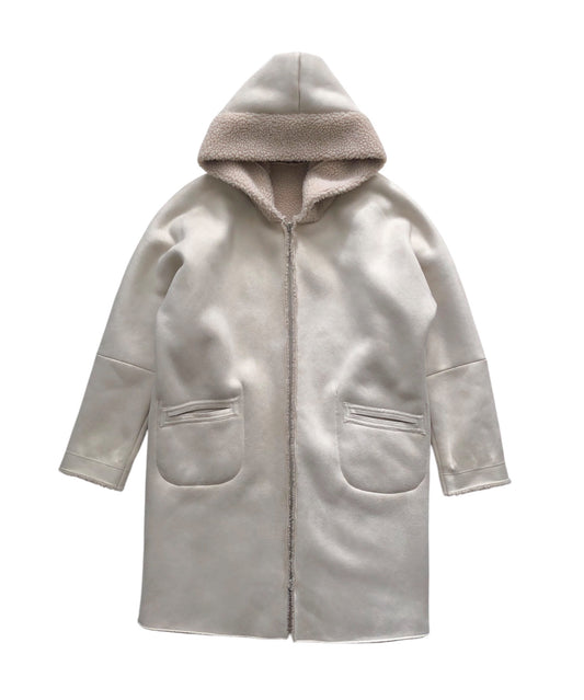 Lou Andrea Mouton Fake Hood Coat