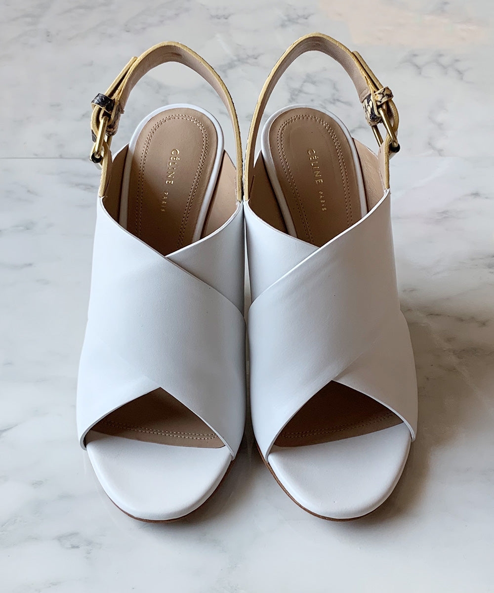 Criss Cross Sandal (WHITE)