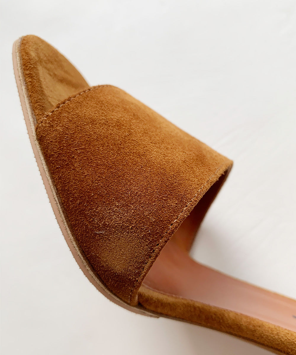 SUEDE HEEL SANDAL/Deuxieme Classe 38